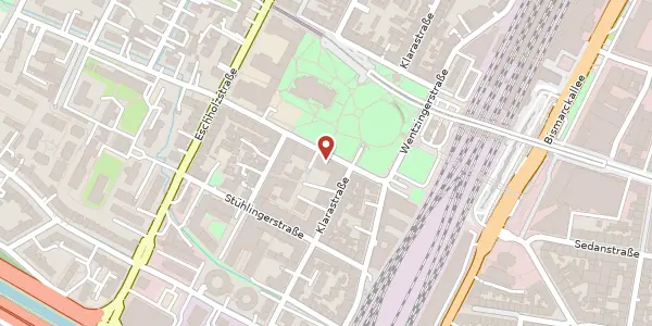 Karte der Umgebung von Engelbergerstraße 19, 79106 Freiburg im Breisgau