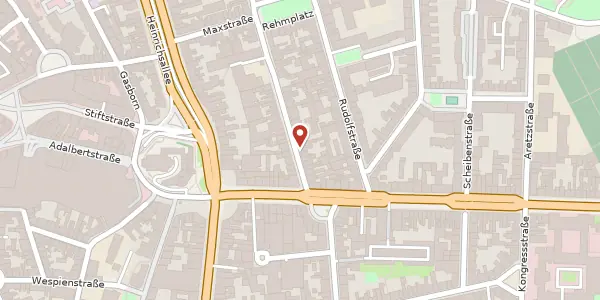 Karte der Umgebung von Ottostraße 77, 52070 Aachen