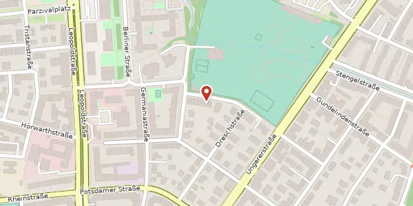Karte der Umgebung von Danziger Str. 11, 80805 München