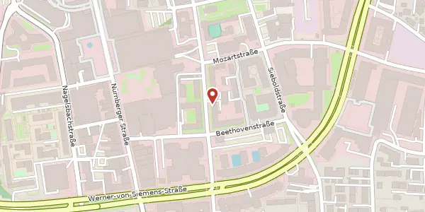 Karte der Umgebung von Schuhstr. 51, 91052 Erlangen