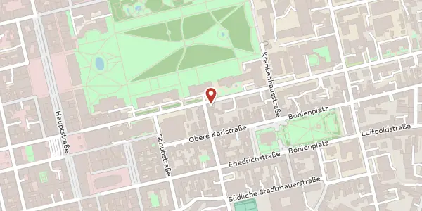 Karte der Umgebung von Universitätsstr. 12, 91054 Erlangen