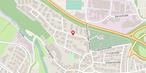 Karte der Umgebung von Peter-von-Koblenz-Straße 13, 71701 Schwieberdingen