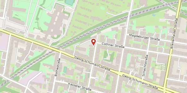 Karte der Umgebung von Mottelerstraße 21-23, 04155 Leipzig