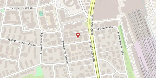 Karte der Umgebung von Alexandrastr. 5, 65187 Wiesbaden