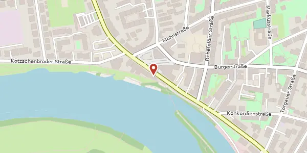 Karte der Umgebung von Leipziger Straße 99, 01127 Dresden