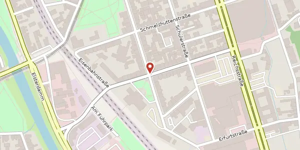 Karte der Umgebung von Christian-Schmidt-Straße 3, 07545 Gera