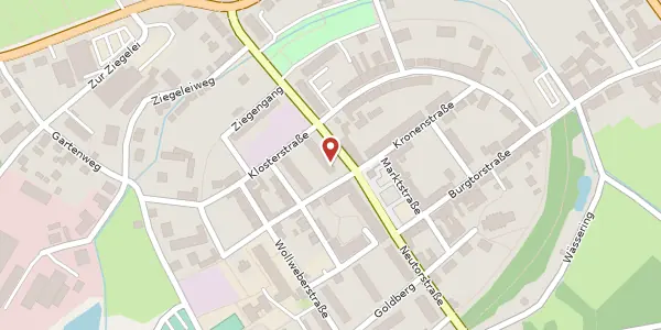 Karte der Umgebung von Ernst-Thälmann-Straße 13, 17348 Woldegk