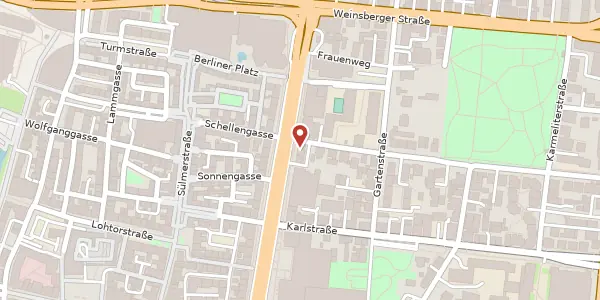 Karte der Umgebung von Allee 64, 74072 Heilbronn