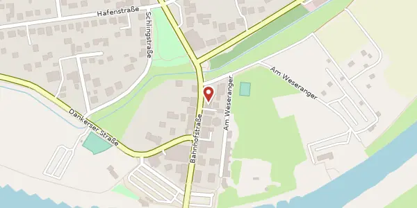 Karte der Umgebung von Bahnhofstraße 6, 31737 Rinteln