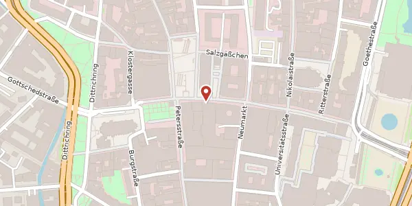 Karte der Umgebung von Grimmaische Straße 2 - 4, 04109 Leipzig