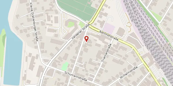 Karte der Umgebung von Bismarckstraße 38, 31582 Nienburg (Weser)