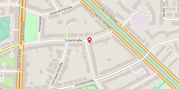 Karte der Umgebung von Im Rottfeld 25, 40239 Düsseldorf