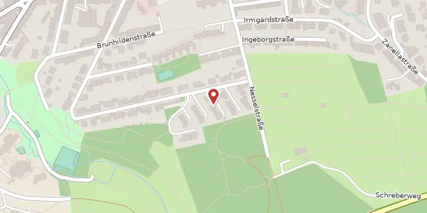 Karte der Umgebung von Hinsbergstr. 62, 42287 Wuppertal