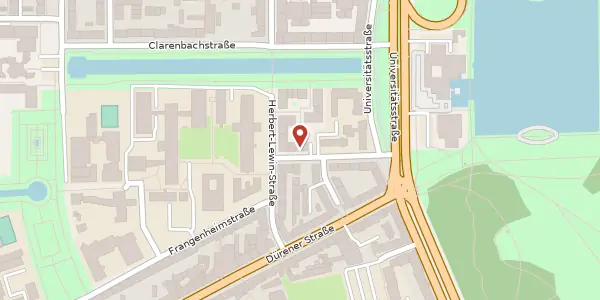 Karte der Umgebung von Gottfried-Keller-Str. 8, 50931 Köln