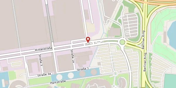 Karte der Umgebung von Berliner Ring 2, 38436 Wolfsburg