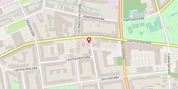 Karte der Umgebung von Kanzlerstraße 65, 09112 Chemnitz