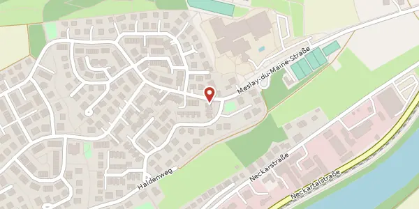 Karte der Umgebung von Tübinger Straße 2, 71686 Remseck