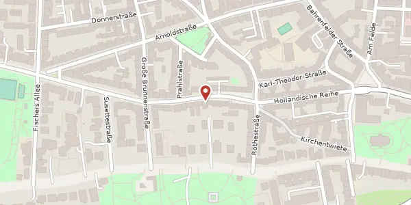 Karte der Umgebung von Holländische Reihe 47, 22765 Hamburg
