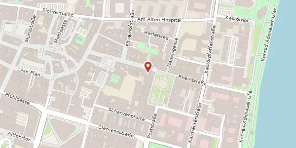 Karte der Umgebung von Firmungsstraße 5, 56068 Koblenz
