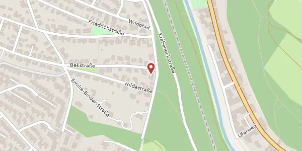 Karte der Umgebung von Bekstraße 1, 75180 Pforzheim