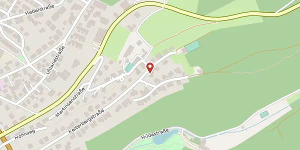 Karte der Umgebung von Kelterbergstraße 32, 76593 Gernsbach