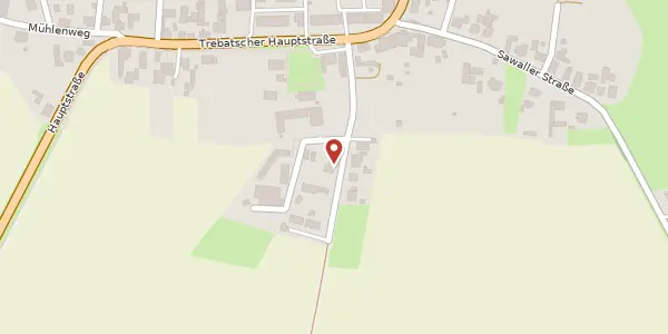 Karte der Umgebung von Trebatscher Hauptstraße 5, 15848 Tauche