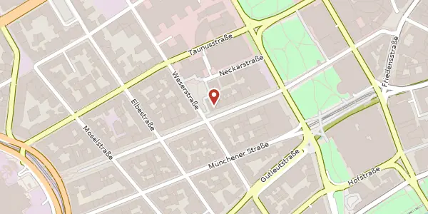 Karte der Umgebung von Kaiserstr. 44, 60329 Frankfurt
