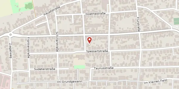Karte der Umgebung von Kirchstr. 16, 63500 Seligenstadt