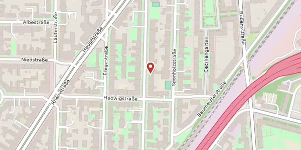 Karte der Umgebung von Wielandstraße 34, 12159 Berlin