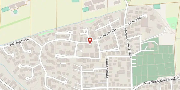 Karte der Umgebung von Kniebisstraße 22/1, 71106 Magstadt