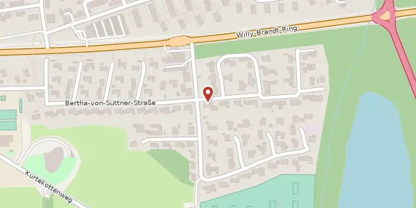 Karte der Umgebung von Bertha-von-Suttner-Str. 40, 51373 Leverkusen