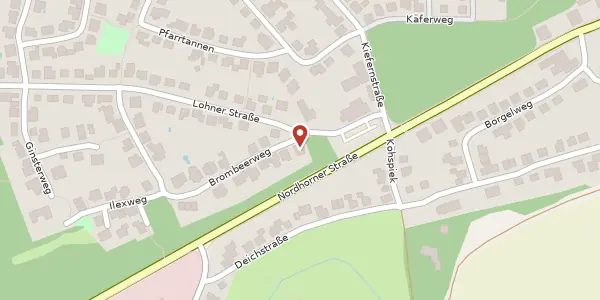 Karte der Umgebung von Brombeerweg 2, 49808 Lingen