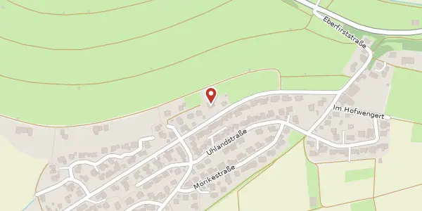 Karte der Umgebung von Neuenstädter Straße 61, 74246 Eberstadt