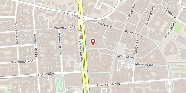 Karte der Umgebung von Mauritiusstraße 9, 65183 Wiesbaden