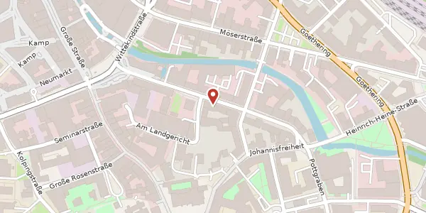 Karte der Umgebung von Kollegienwall 26, 49074 Osnabrück