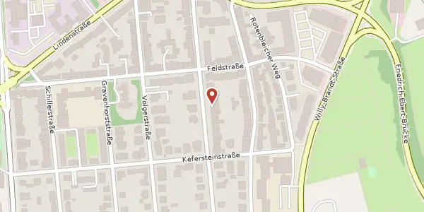 Karte der Umgebung von Barckhausenstraße 22, 21335 Lüneburg