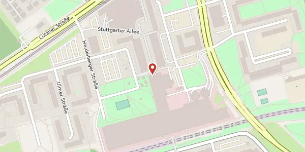 Karte der Umgebung von Ludwigsburger Straße 9, 04209 Leipzig