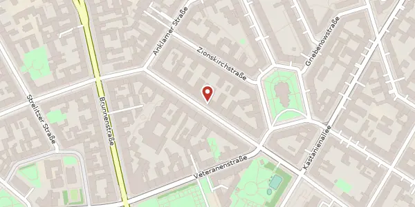 Karte der Umgebung von Fehrbelliner Straße 33, 10119 Berlin