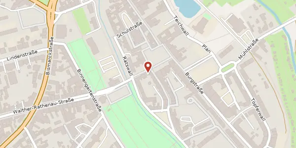 Karte der Umgebung von Walther-Rathenau-Str. 1, 06749 Bitterfeld-Wolfen