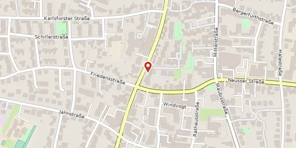 Karte der Umgebung von Giemesstr. 1a, 41564 Kaarst