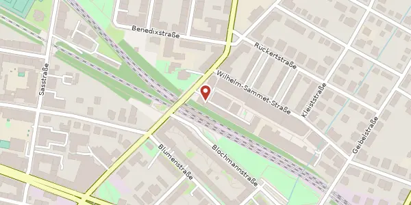 Karte der Umgebung von Wilhelm-Sammet-Straße 87/89, 04157 Leipzig
