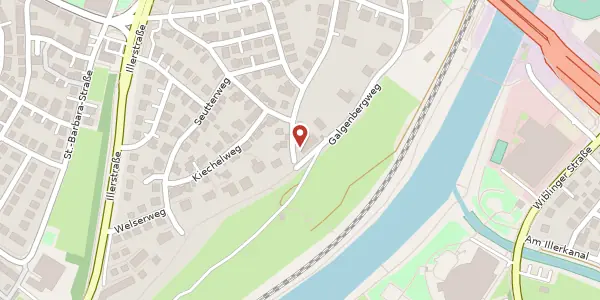 Karte der Umgebung von Fürsteneckerstraße 17, 89077 Ulm/Donau