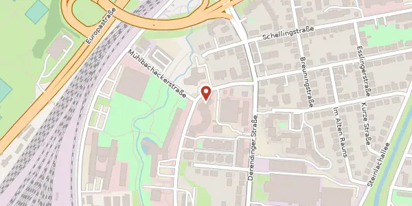 Karte der Umgebung von Konrad-Adenauer-Straße 9, 72072 Tübingen