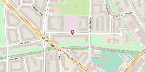 Karte der Umgebung von Schlicksweg 16, 22307 Hamburg