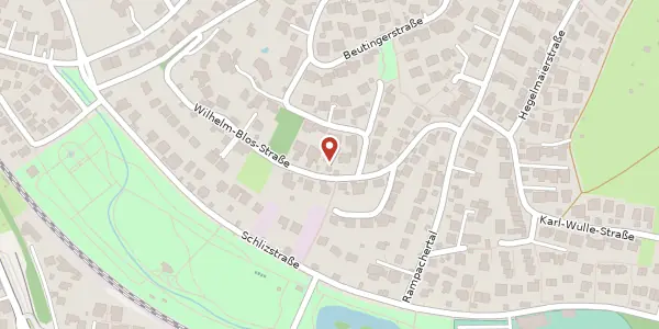 Karte der Umgebung von Wilhelm-Blos-Straße 41, 74076 Heilbronn