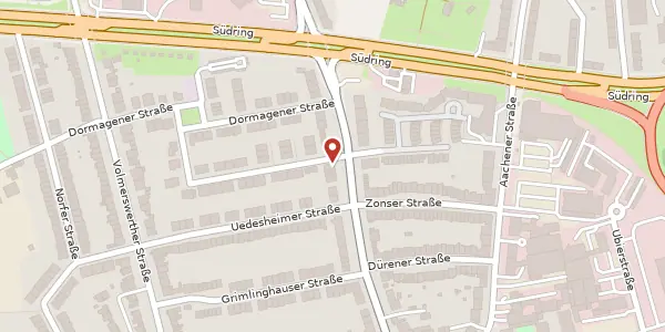 Karte der Umgebung von Fleher Str. 143, 40223 Düsseldorf