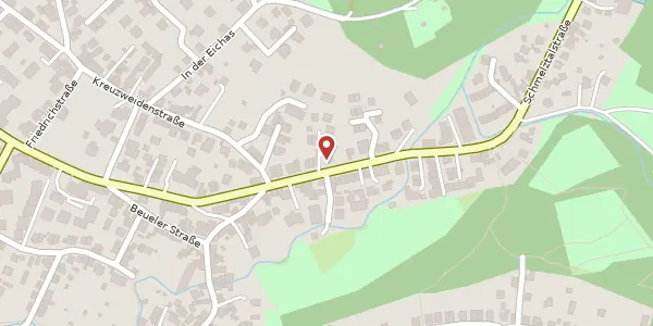 Karte der Umgebung von Hauptstraße 119, 53604 Bad Honnef