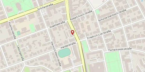 Karte der Umgebung von Arnstädter Straße 24, 99096 Erfurt