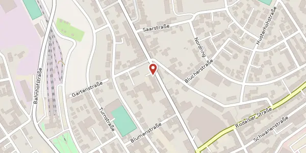 Karte der Umgebung von Zweibrücker Straße 33a, 66953 Pirmasens