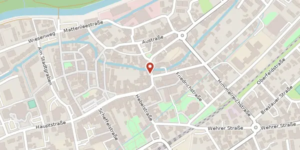 Karte der Umgebung von Hauptstraße 65, 79650 Schopfheim